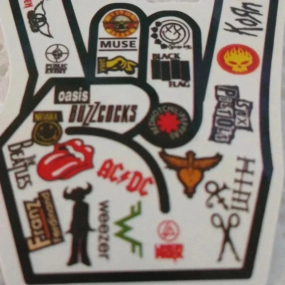 Famous rock band sticker..waterproof..nwt - Picture 3 of 5